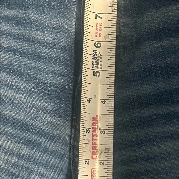 American Eagle Blue Faded Jeans Mens 29x30 Air Flex + Stretch Athletic Straight - Picture 7 of 8